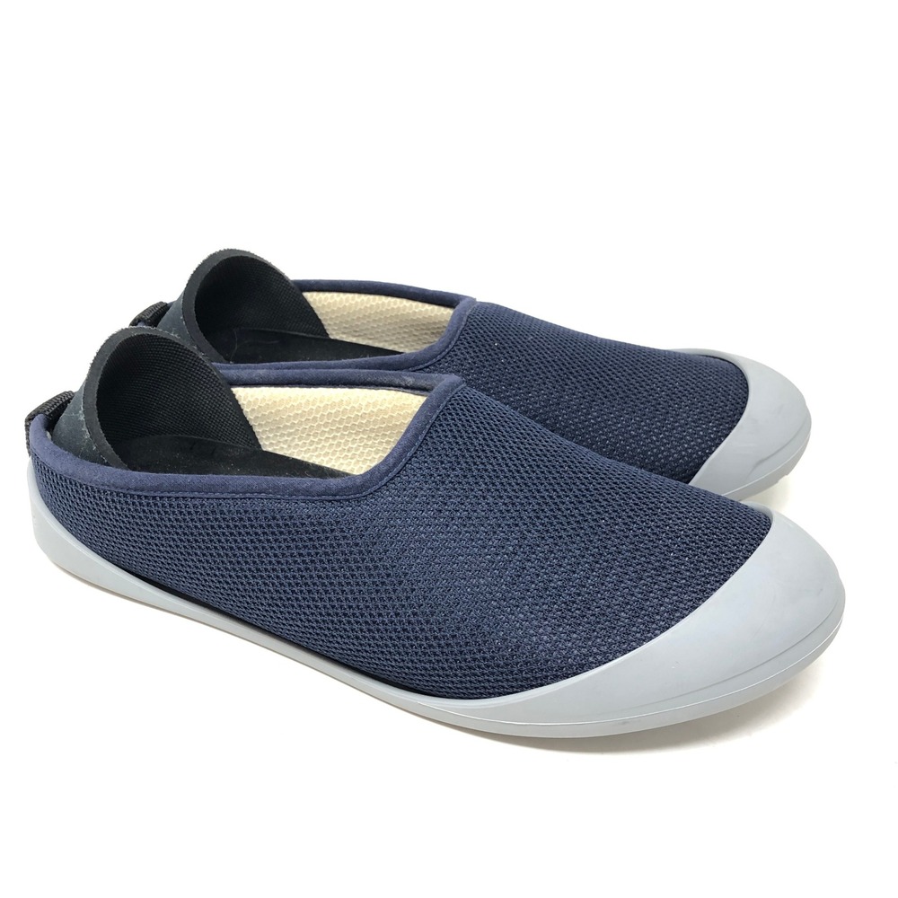 Mahabis Women's 38 Summer Slippers‎ Convertible Shoe Blue Gray Detachable Sole